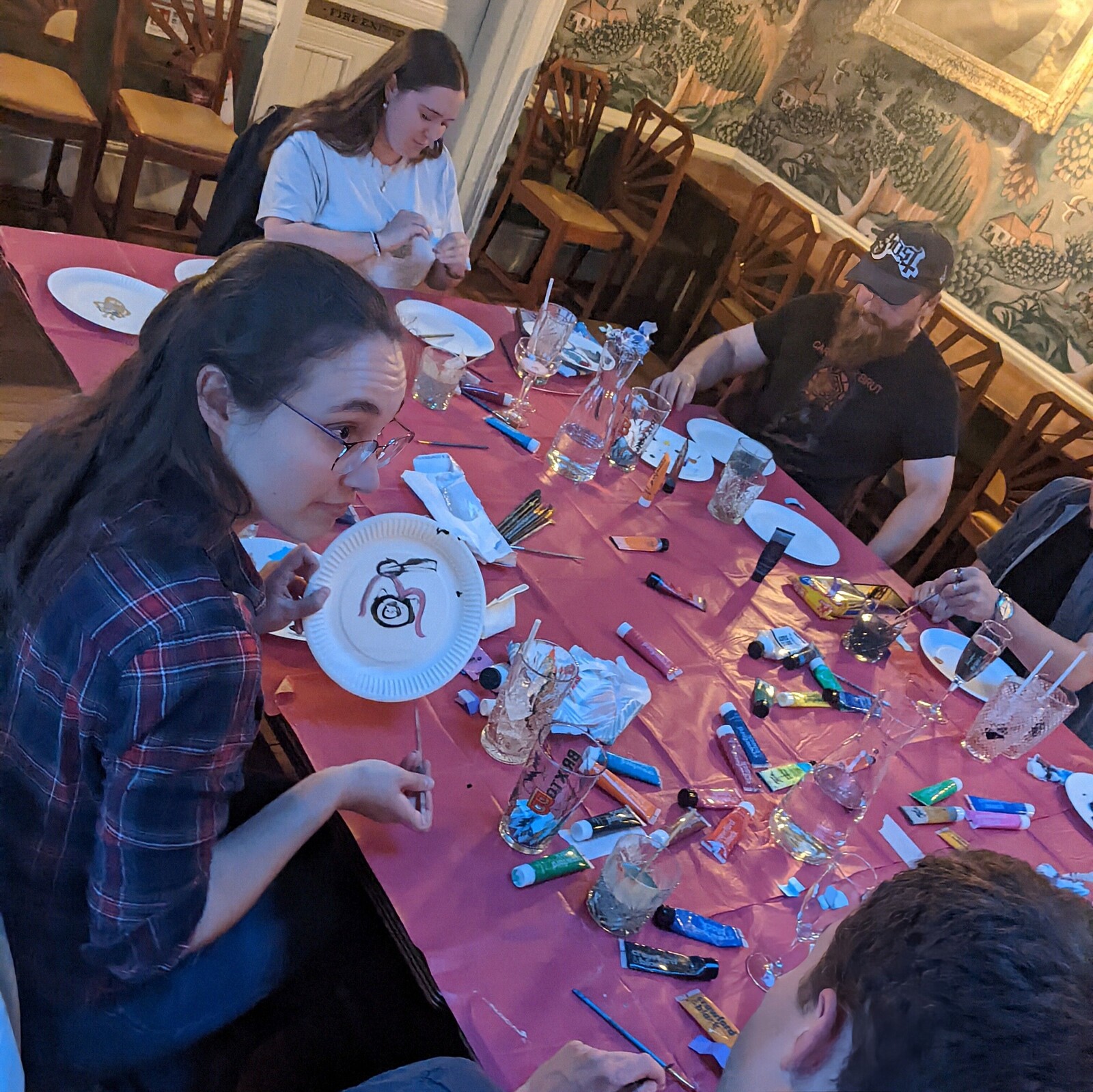No bad plates: painting party at The Lounge on North Street
