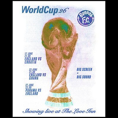 2026 World Cup Group stages - England vs Croatia at The Love Inn