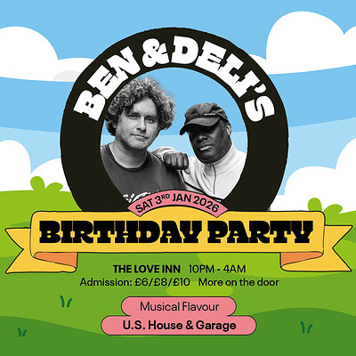 Ben & Deli's Birthday Party at The Love Inn