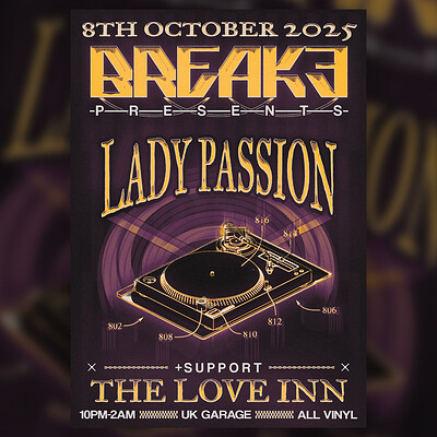 Break3 #01 w/ Lady Passion + residents at The Love Inn