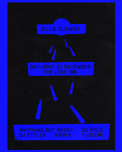 Club Djembe Christmas Special at The Love Inn