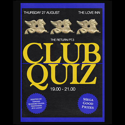 Club Quiz #09 The Return Pt3 at The Love Inn