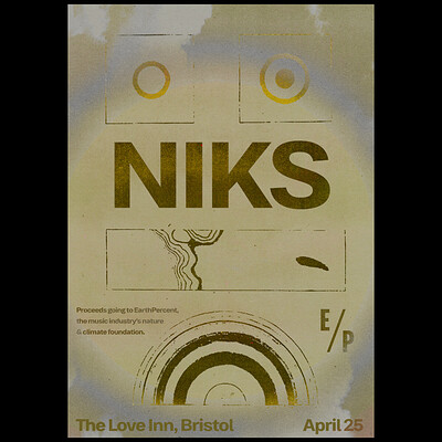 EARTH/PERCENT Pres. NIKS at The Love Inn