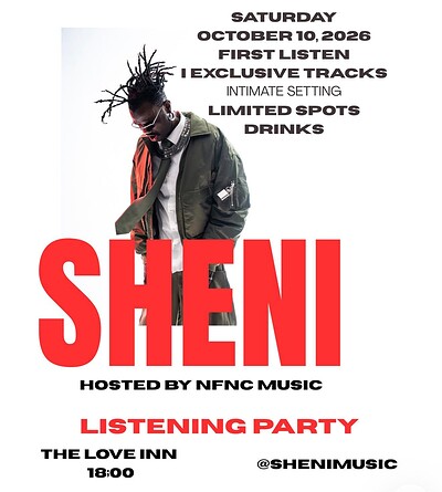 LISTENING PARTY at The Love Inn