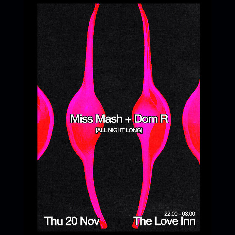 Miss Mash + Dom R at The Love Inn