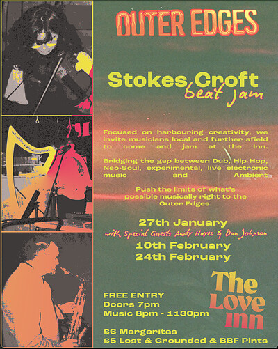 Outer Edges Beat Jam - Residents Return at The Love Inn