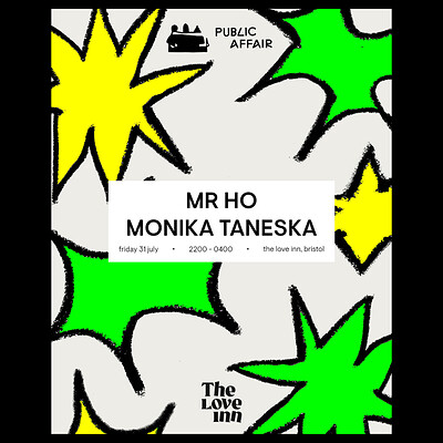 Public Affair: Mr. Ho & Monika Taneska at The Love Inn