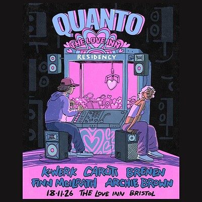 QUANTO Residency #02 w/ K-Werk + Caruti at The Love Inn