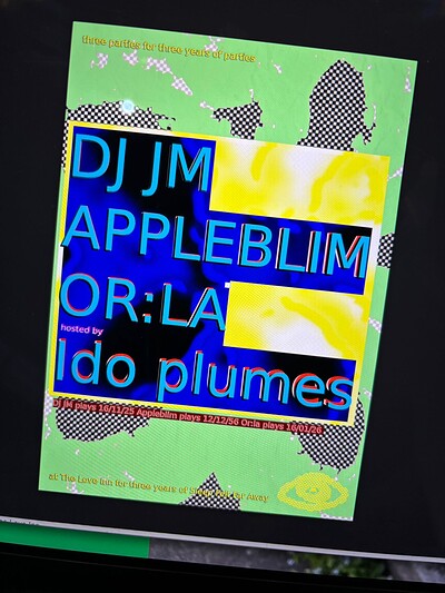 Sleep Felt Far Away w/ Appleblim + Ido Plumes B2B Mika Oki at The Love Inn