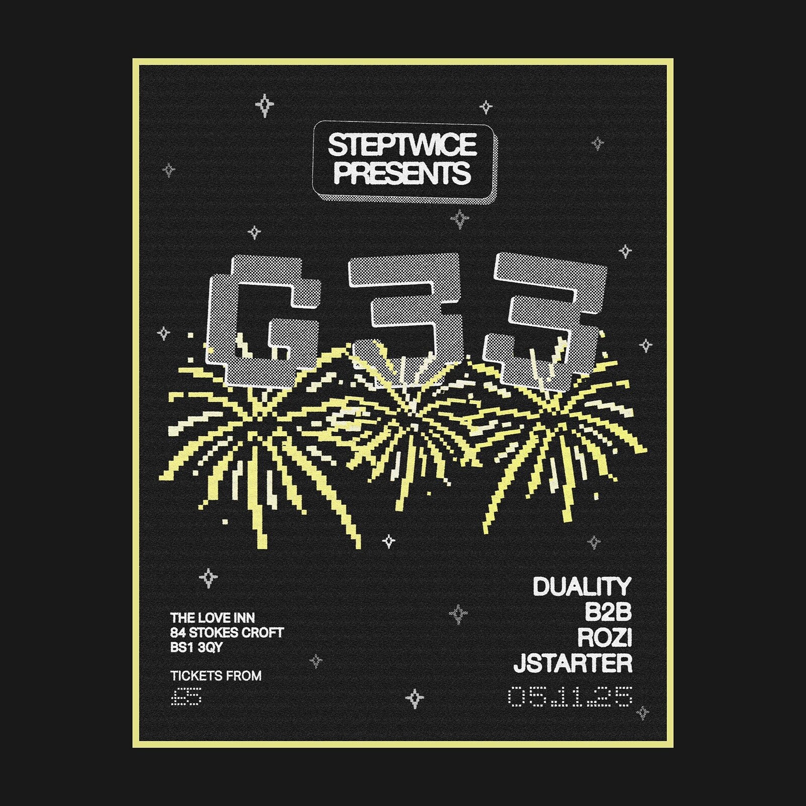 StepTwice w/ G33 , Rozi B2B Duality + jstarter at The Love Inn