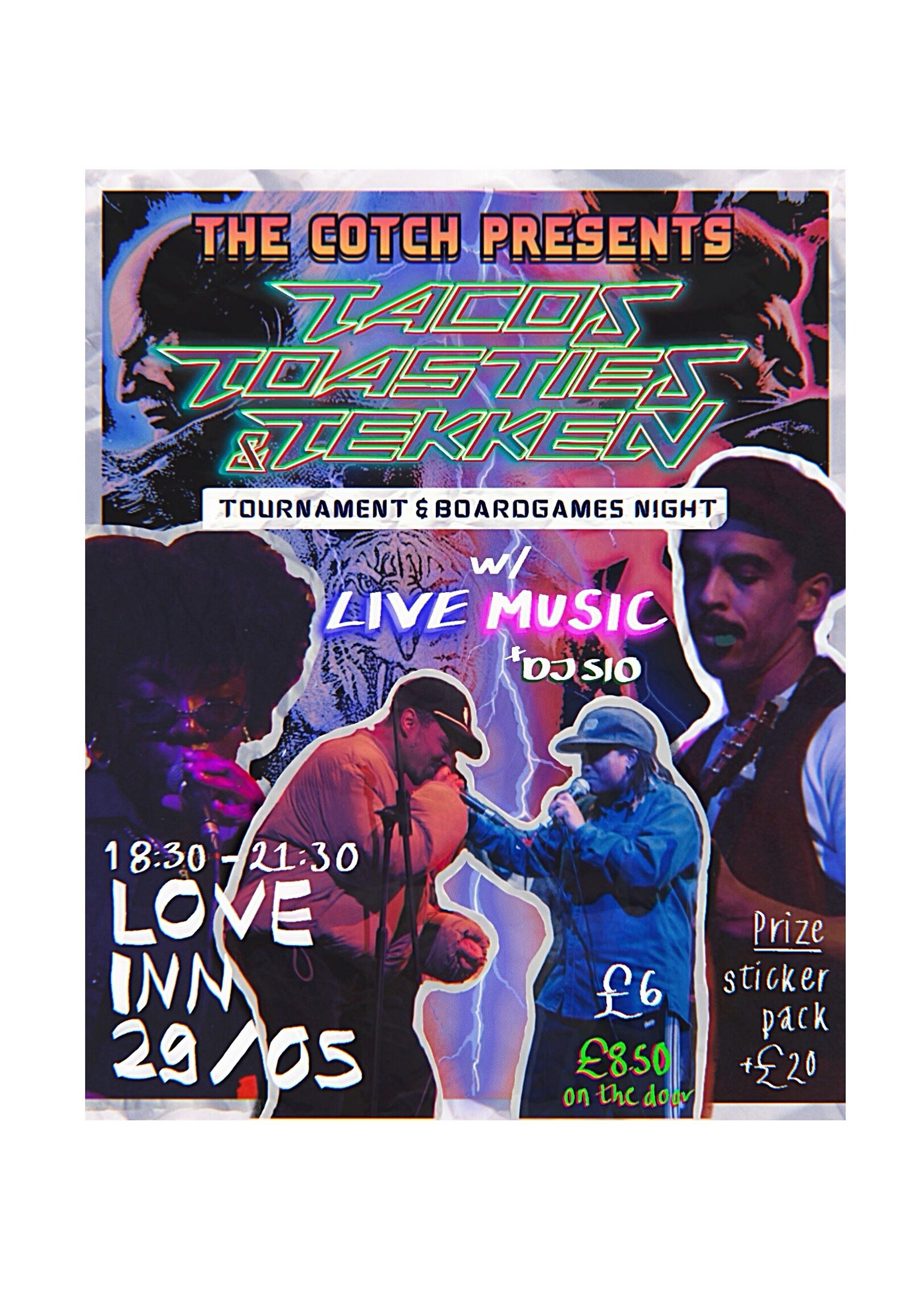 THE COTCH: TACOS TOASTIES & TEKKEN at The Love Inn