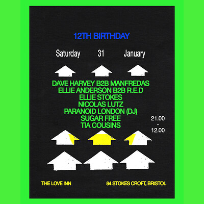 The Love Inn 12th Birthday Weekend - Saturday at The Love Inn