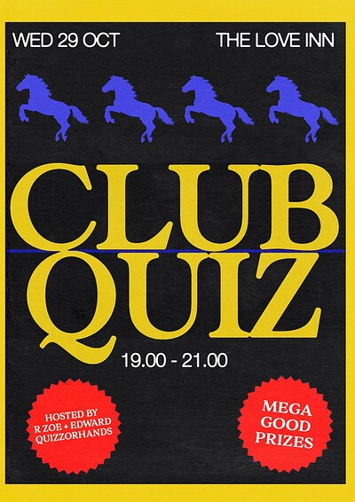 The Love Inn Club Quiz #05 at The Love Inn
