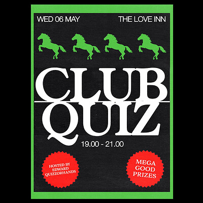 The Love Inn Club Quiz #06 at The Love Inn
