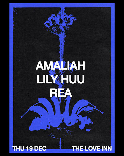The Love Inn Pres. Amaliah, Lily Huu + Rea at The Love Inn