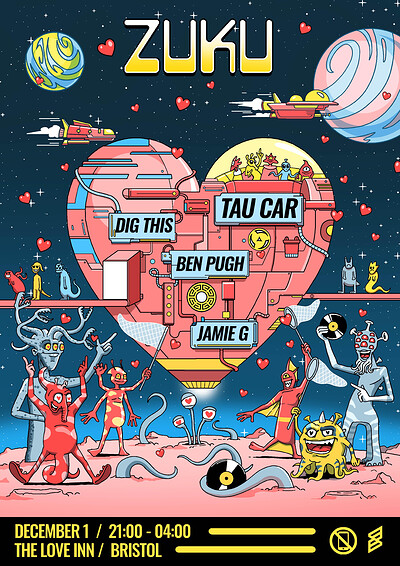 Zuku w/ Tau Car at The Love Inn