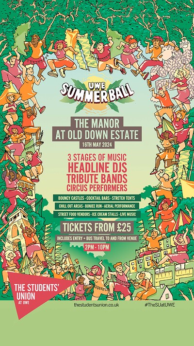 UWE Summer Ball 2024 at the manor at old down estate