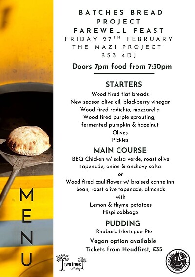 Batches Bread Project Farewell Feast at The Mazi Project