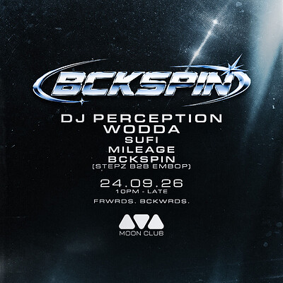 BCKSPIN 001: DJ Perception + Wodda at The Moon Club