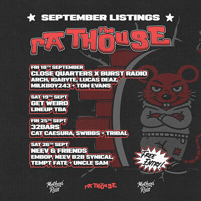 Get Weird at The Rathouse at The Mothers Ruin