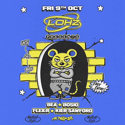 LoHz Collective: Bea, Bosio, FLEX:R + Kier Sawford at The Mothers Ruin
