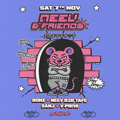 Neev + Friends: Bonz, Neev B2B Tafe, Sanj + V-Priya at The Mothers Ruin