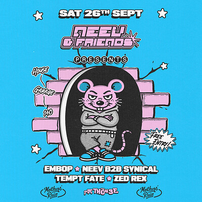 Neev + Friends: Embop, Neev B2B Synical, Tempt Fate + Uncle Sam at The Mothers Ruin