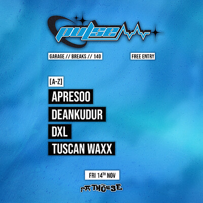 Pulse: APRESOO, DEANKUDUR, DXL + TUSCAN WAXX at The Mothers Ruin