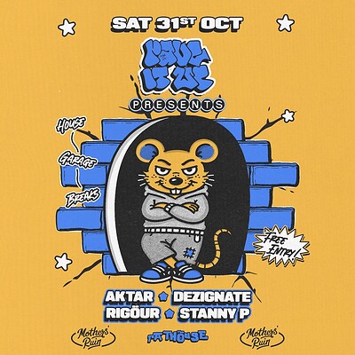 Rave It Up: Aktar, Dezignate, Rigöur + Stanny P at The Mothers Ruin