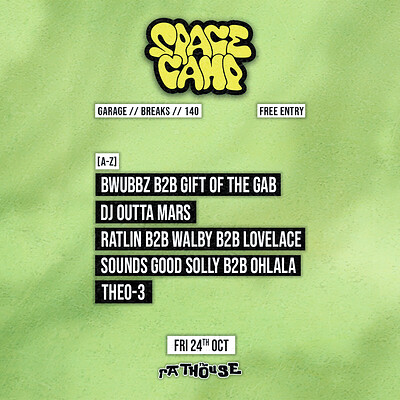 SpaceCamp: Ratlin, Walby, Lovelace, DJ Outta Mars + more at The Mothers Ruin