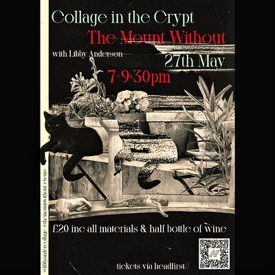 Collage in the Crypt at The Mount Without