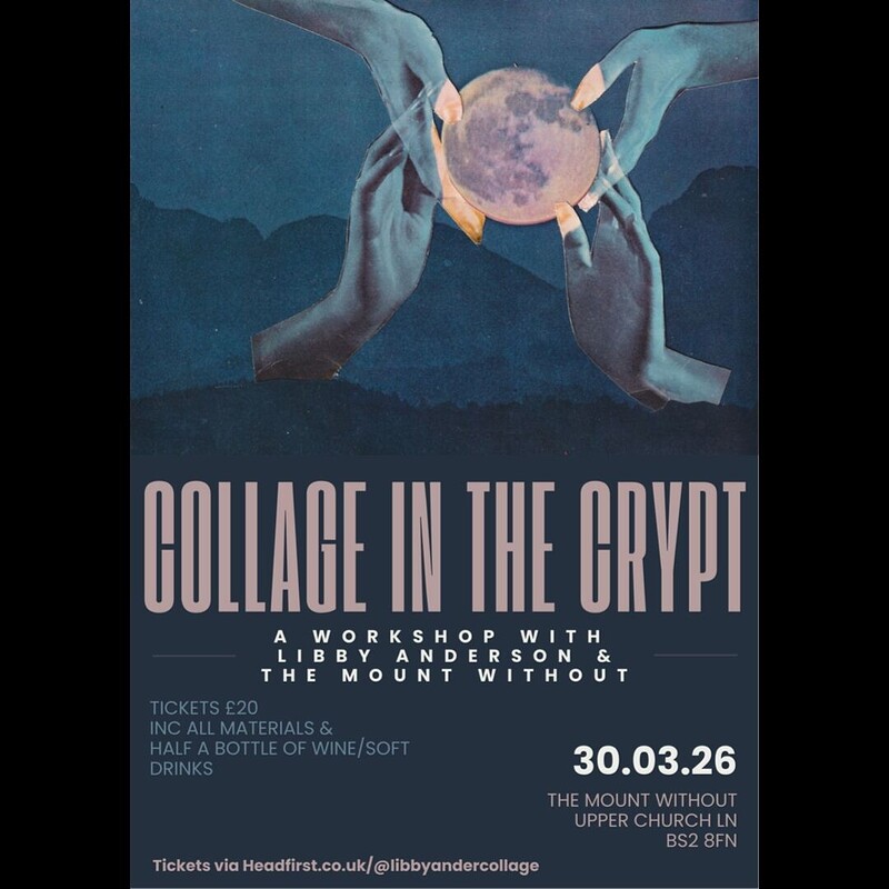 Collage in the Crypt at The Mount Without