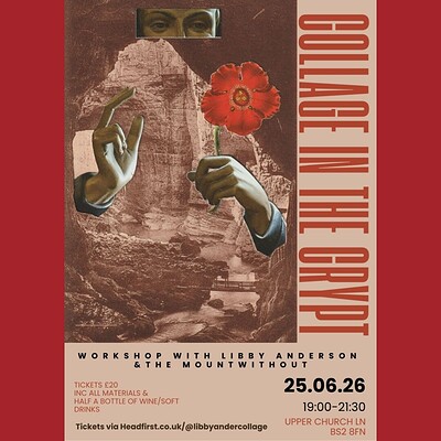 Collage in the Crypt at The Mount Without