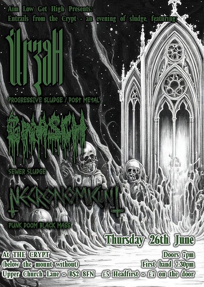 URZAH, GNASCH + NECRONOMICUNT at The Mount Without