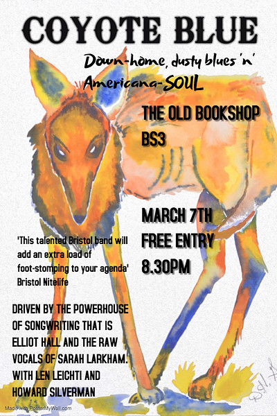 Coyote Blue at The Old Bookshop