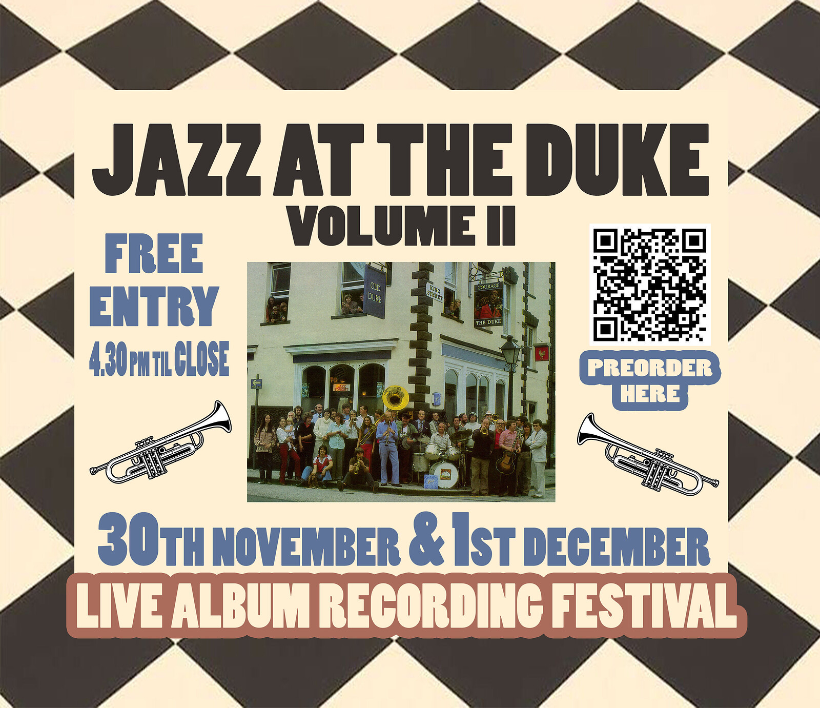 "Jazz At The Duke - Volume 2" ALBUM RECORDING SESSION at The Old Duke