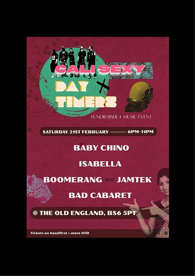 CALI SEXY X DAYTIMERS at The Old England Pub