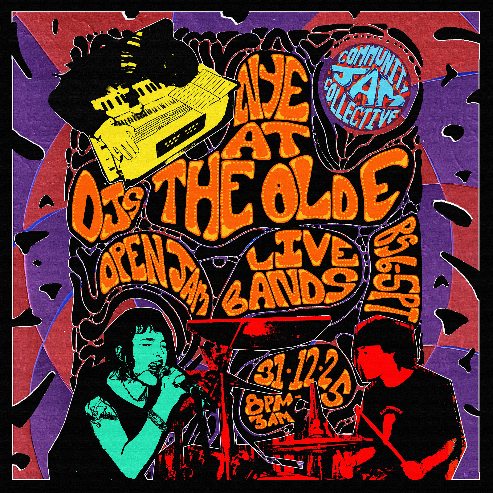 COMMUNITY JAM - NYE @THE OLD E at The Old England Pub