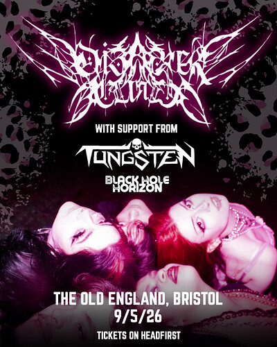 DISASTER CLINIC / TUNGSTEN / BLACK HOLE HORIZON at The Old England Pub