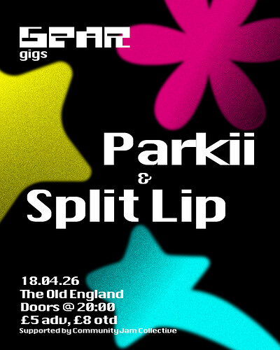 Parkii & Split Lip at The Old England Pub