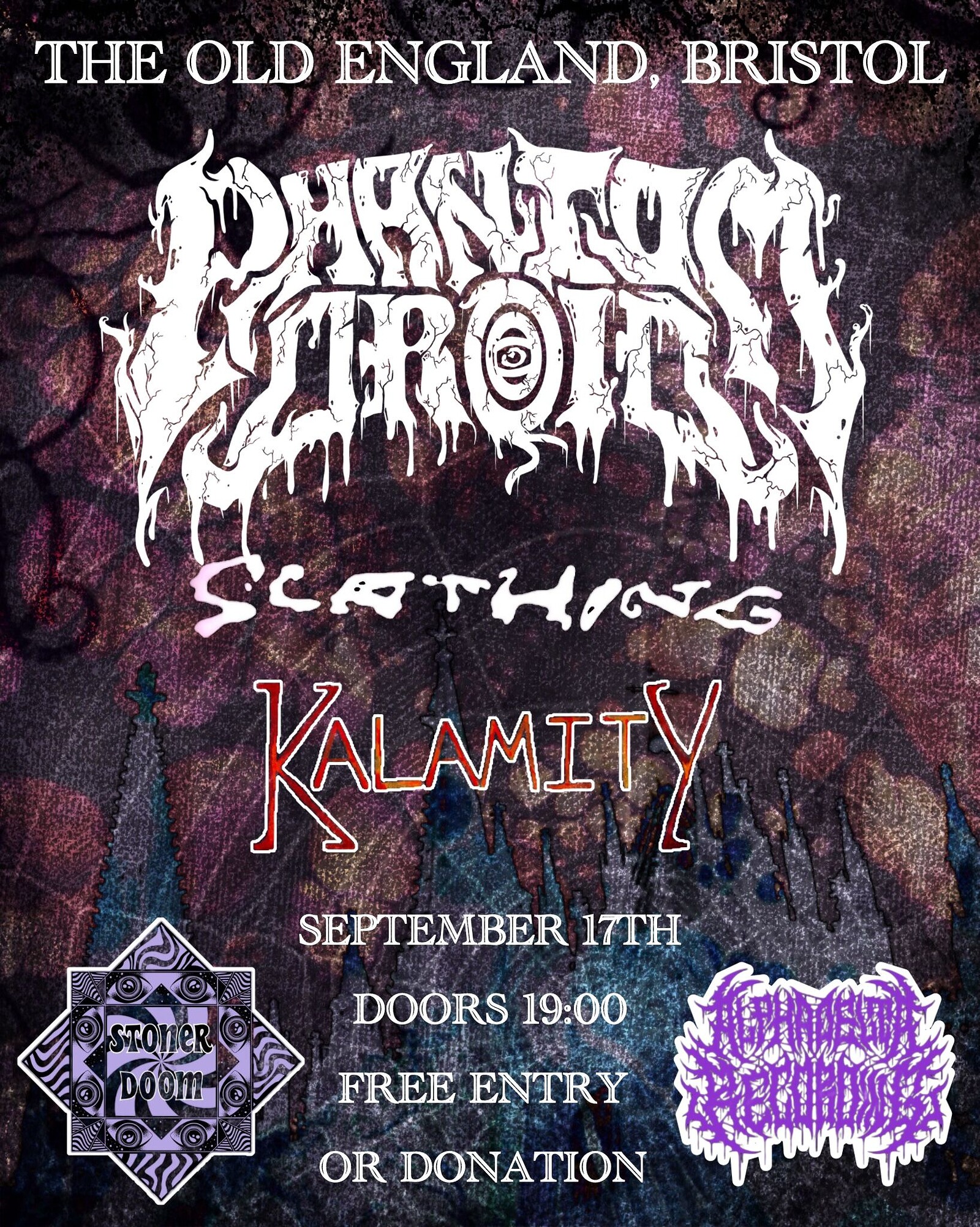 PHANTOM DROID + SCATHING + KALAMITY at The Old England Pub