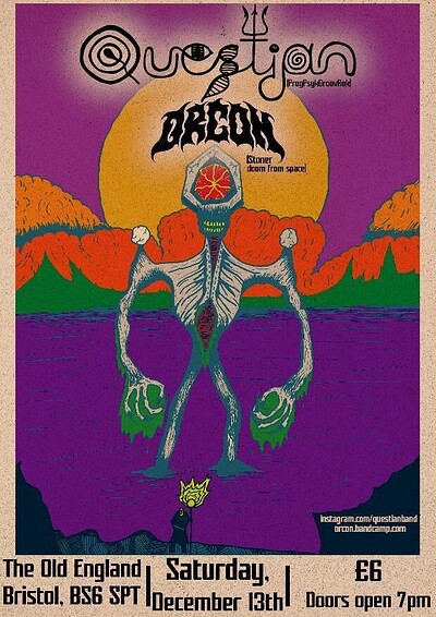 Questian + Orcon at The Old England Pub