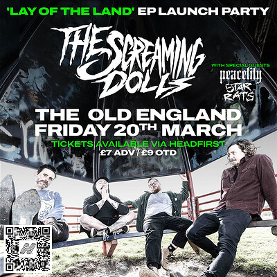 The Screaming Dolls, EP release party at The Old England Pub