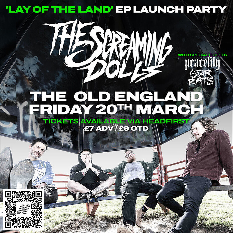 The Screaming Dolls, EP release party at The Old England Pub