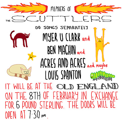 The Scuttlers Solo Projects at The Old England Pub