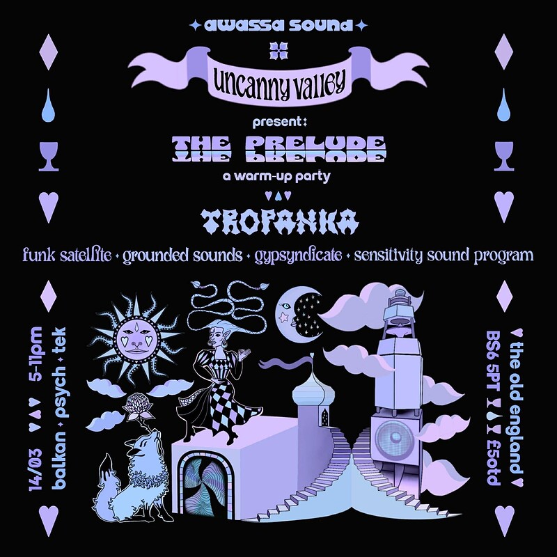 Uncanny Valley Festival Warmup Party - "A Prelude" at The Old England Pub