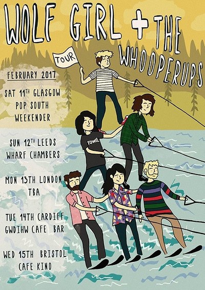 Wolf Girl, The Whooperups and Whitlow at The Old England Pub