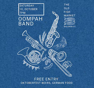 Oktoberfest Bravarian Brass Party at The Old Fish Market
