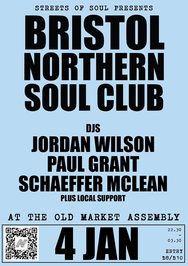 BRISTOL NORTHERN SOUL CLUB at The Old Market Assembly