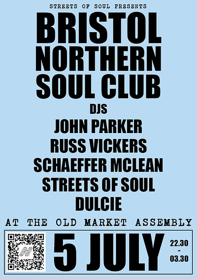 BRISTOL NORTHERN SOUL CLUB at The Old Market Assembly